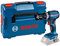 Bosch Professional 18V System perceuse-visseuse à percussion sans-fil GSB 18V-45 (vitesse de rotation 1 900 tr/min, sans batterie ni chargeur, dans L-BOXX) Bleu