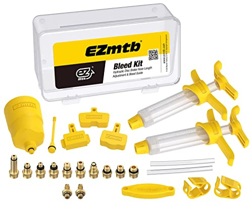 Entlüftungsset für Scheibenbremsen mit Metalladaptern für Shimano Tektro Magura