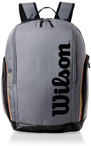 Wilson Padel-Rucksack Tour, Für bis zu 2 Schläger, Rot/Schwarz