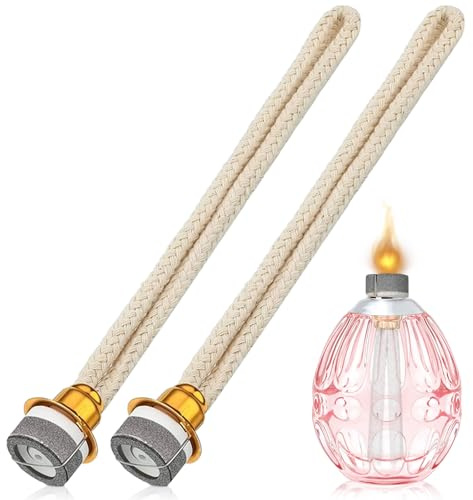 2 Pieces Replacement Fragrance Oil Lamp Wicks, Replacement Wick for Catalytic Wick Burner Diffuser Aromatherapy Home Decoration
