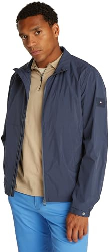 Tommy Hilfiger Chaqueta Bomber para Hombre, Blue (Desert Sky), M