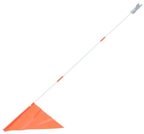BELLIFFY 2sätze Robuste Fahrradflagge Mit Stange Orange Sicherheitsflagge Doppelseitige Flagge Aus Fiberglas Installieren Maximale Sichtbarkeit Für Radfahrer