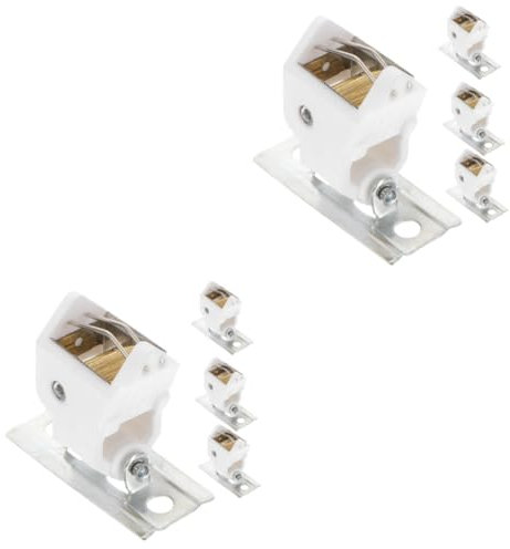 Alipis 2 Sätze Zubehör Für Römische Beschattungen Raffrolloteile Kordelstopper Für Riemenscheibe Zubehör Für Haushaltsvorhänge Praktisches Römisches Vorhangschloss Polyester 4 Stück * 2