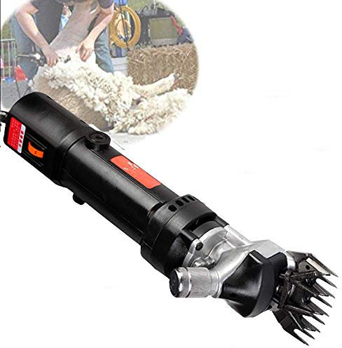Tondeuse électrique pour moutons 690 W Tondeuse de toilettage professionnelle robuste pour animaux de compagnie avec 6 vitesses pour raser la laine de fourrure chez les moutons, les chèvres, l'alpag