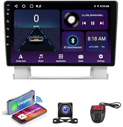 Autoradio stereo Android 13 con navigazione GPS per Buick Excelle 2 2009-2015 Ricevitori video da cruscotto da 9 pollici FM RDS DAB+ Lettore multimediale Bluetooth Supporto 4G/WIFI/Carplay Android Au