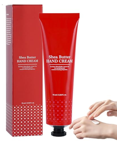 Fuktgivande handkräm, 75 ml snabbabsorberande närande fuktgivande, återfuktande torr handlotion - för reparation, dag, natt, vintersäsong