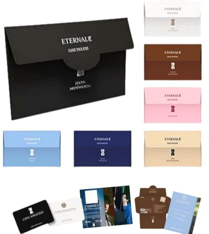 CLOSE YOUR EYES ETERNALT 1st Mini Album [POCA Random Ver.] QR + Photocard Set + Sticker (All My Poetry)