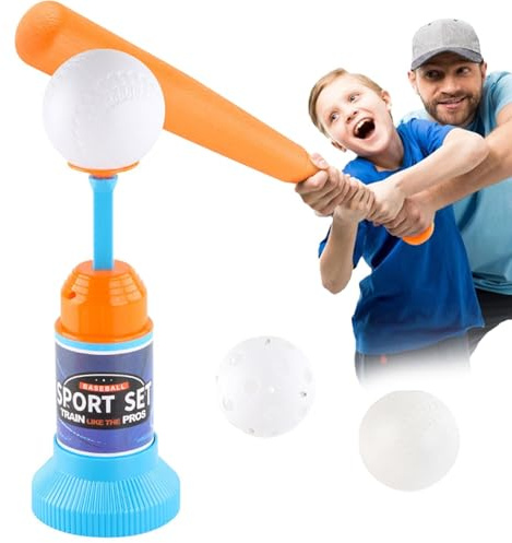 Juego de bolas en T para niños - Camiseta de golpe ajustable