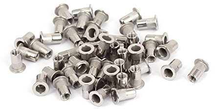 Aexit 50pcs M4x11mm Nutserts con chiodi a testa svasata filettati e svasati ID: 534646