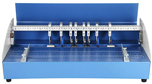VEVOR Nouveau Machine de Pliage de Papier SG-520E, Machine électrique à rainer le papier en Métal 3-en-1 520mm 85-400g, Creaser Paper à Plier Environ 14.5 kg Rainurage Fonction de Coupe en Pointillés
