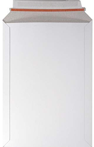 Netuno 25 Versandtaschen aus Vollpappe Weiß DIN A4 22,9 x 32,4 cm 450g Kartonumschläge Kartonversandtaschen aus Pappe Kartonumschläge Vollpapptaschen Pappkarton für Dokumente Broschüren