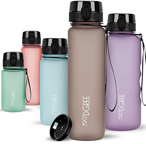 720°DGREE Trinkflasche „uberBottle“ Sieb – 6 Größen, über 40 Farben wählbar