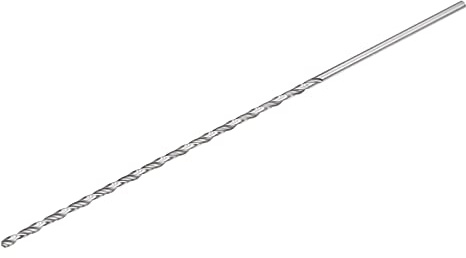 sourcing map 5mm Twist Drill Bits, High-Speed Steel Straight Shank Extra Long Drill Bit 300mm Length for Wood Plastic Aluminum