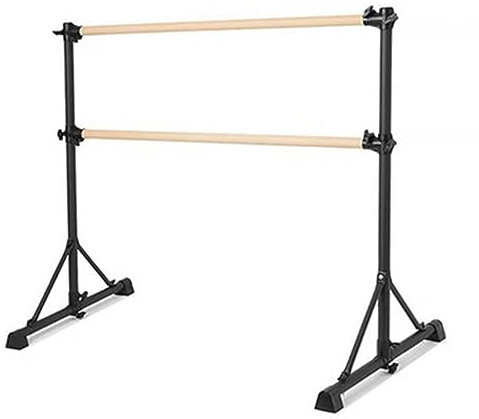 Ballettstange Doppelschichtige Ballettstange for Kinder und Erwachsene, tragbare Beindruck-Trainingsstange, einstellbare Höhe und einfache Installation (Size : 1.5M/4.92FT)