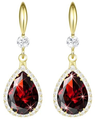 Linawe Tropfen Ohrringe Damen Hängend - Gold Silber Rosegold Schmuck, Diamant Kristall Hochzeit Modeschmuck