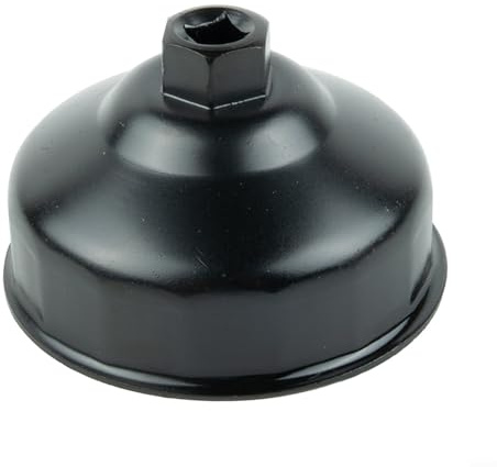 EpheyFIF Herramienta de llave de filtro de aceite de 16 flautas de 86 mm, compatible con vehículos BMW, llave de filtro de aceite de flauta, herramientas de extracción de tapas para motores