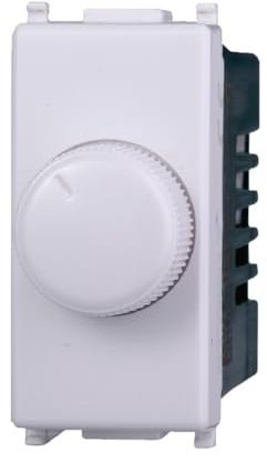 Dimmer, regolazione 100W-1000W, Moduli Bianchi, Compatibile Con Vimar Plana, frutti, interruttori, pulsanti, deviatori, dimmer, sensori, PIR, buzzer, Per Placche originali e compatibili