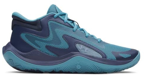 Under Armour UA Jet '25 – gränslös blå/akademi/metallisk grus – 8, Boundless Blue Academy metallisk grus, 42.5 EU