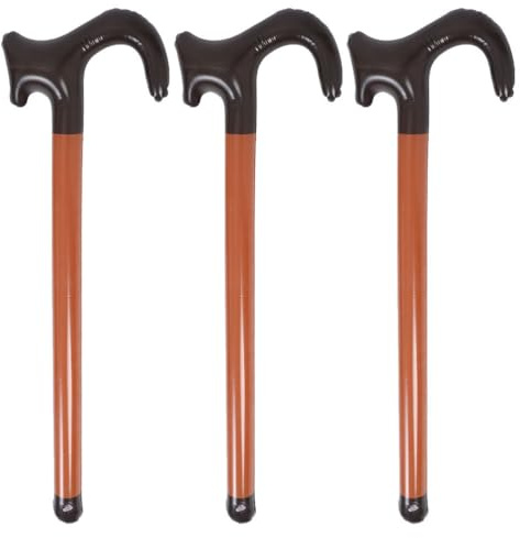 FRCOLOR 3Stücke Aufblasbare Halloween Gehstock Lustige Kostüm-Requisiten für Partys Leichtes PVC-Material Vielseitig Einsetzbar für Junge Mädchen und Erwachsene Praktische Dekorationen für Feiern