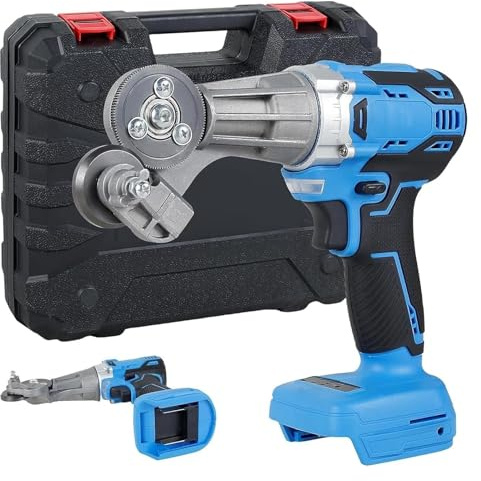 Cordless Nibbler Compatible with Makita 18/21V Battery, Sheet Metal Nibbler 1200 RPM, Metal Plate Cutter, Electric Shear for Cutting Stainless Steel, Aluminum