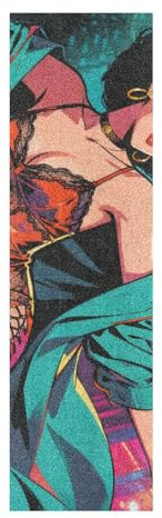 WDdZzyy Sexy Beauty Skateboard-Klebeband im Anime-Stil, rutschfestes Griffband für Roller, Deck, 83 x 22,9 cm, Cinta de Agarre para Skate