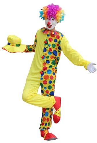 Generisch Lustige Kostüme Kostüm für Erwachsene Bühnenauftritt Karneval Party Unisex Hofoutfit mit Light Yellow XXXXXL