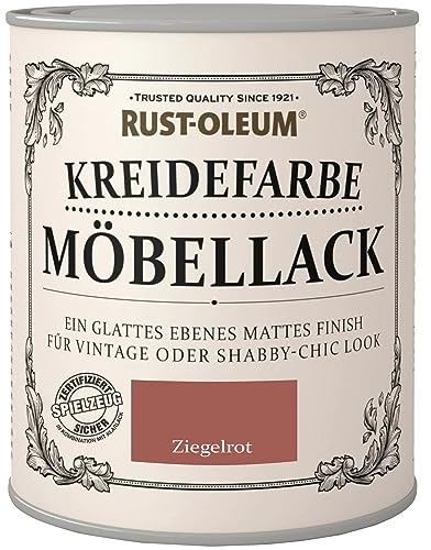 Rust Oleum Möbellack Kreidefarbe Ziegelrot 750 ml