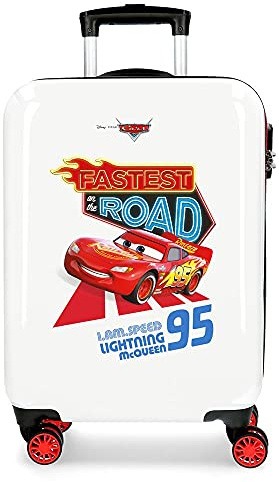 Joumma Disney Good Mood Cabin Suitcase Weiß 33x50x20cms 34 * 55 * 20cms Starres ABS Kombinationsschloss Seitlich 28,4L 2 kg 4 Doppelräder Gepäck Handgepäck