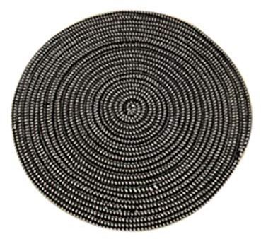 Rugs Estera Redonda Tejida a Mano, moqueta Redonda de Microfibra, Estera Suave Absorbente de Doble Cara