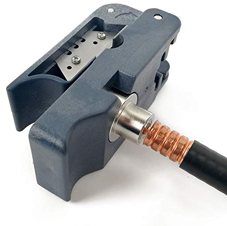 Silex - Peladora Decapadora | Para Cables Coaxiales 1/2 | Desforra Coarrugados Coaxiales RF Aluminio o Cobre | Tipo Pinza con Cuchillas | Facilita el Pelado y Pela el Foam y la Cubierta Externa