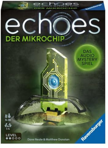 Ravensburger 20816 Echoes Der Mikrochip - Hörspiel, Gesellschaftsspiel für Erwachsene und Jugendliche ab 14 Jahren, kleine Geschenke