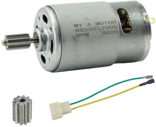CHANCS Magnetischer Getriebemotor 550 12V DC 8000RPM Zubehör für Kinder RC Car