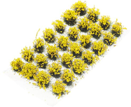 FOMIYES 1 Box Cluster Model Lawn Ornament Decorations for Home Miniature Stuff Artificial Plants Faux Plant Houseplants Indoor Interior Decor Decoration Flowers