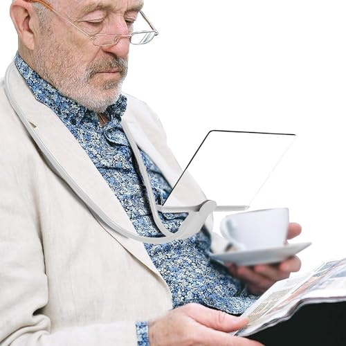 5X Magnifying Glasses,Full Page Magnifier for Reading with Aging Eyes,9x6 Large Flexible Gooseneck Hands Free Magnifying Glass Sheet for Craft Work,Small Prints,Cross Stitch,Books,Low Version