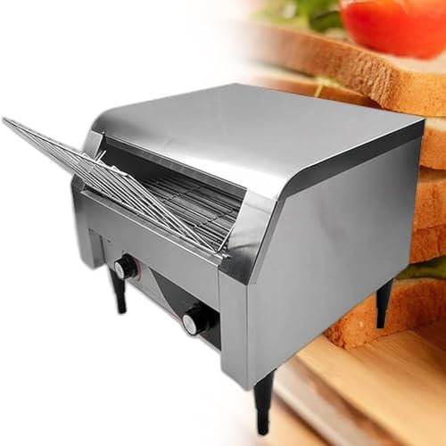 Tostadora Comercial Tostadora Industrial Resistente Con Cinta Transportadora Horno Eléctrico De Acero Inoxidable Con Tubo De Calentamiento Doble Ajustes De 7 Velocidades,300pieces/H