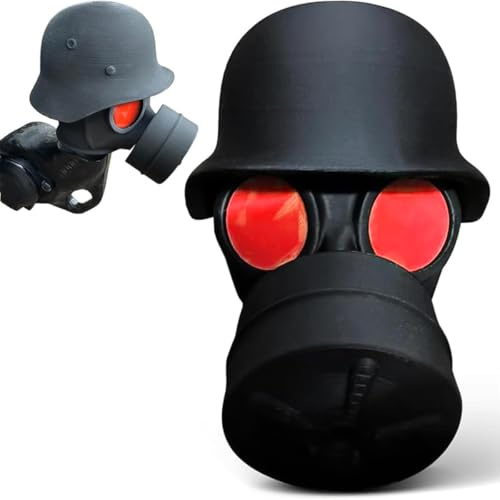 Anhängerkupplung Abdeckung Interessante Schutzkappe Anhängerkupplung in Form Einer Gasmaske für 50mm Kugelkopf Anhänger Kupplung, Universal Steckerkappen für Deichselanhänger, Auto, Wohnmobil