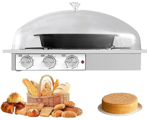 GTHTUHFD Lievitoia per Pane E Pizza, Macchina per La Fermentazione del Pane con Lievito Madre con Doppio Controllo di umidità/Temperatura, visibilità Trasparente E umidità Re,S