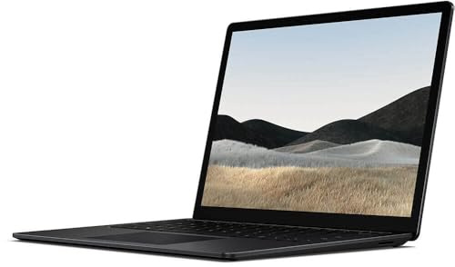 Microsoft 2021 Surface Laptop 4 mit Intel Core i7-1185G7 (13,5-Zoll, 16GB RAM, 256GB SSD) (QWERTZ Deutsch) Schwarz (Generalüberholt)