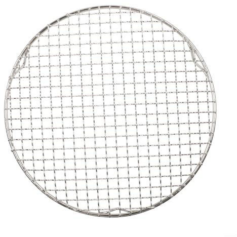 Rejilla de refrigeración redonda de acero inoxidable 201 con trípode para una circulación de aire uniforme, rejilla para enfriar pasteles, pizzas y galletas, parrilla para horno y barbacoa (27 cm)