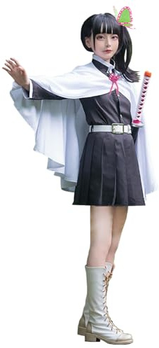 Satdflie Costume Cosplay Kimono Abito con cintura Set completo unisex Abito di Natale e Halloween Regalo per fan degli anime, Stile/9, taglia 130