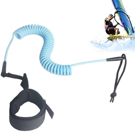 Laisse de Planche à pagaie – Corde de sécurité élastique de 118,1 Pouces | Laisse de Planche de Surf, Sangle de Remplacement de de Surf en TPU pour Hommes, Femmes, Adultes, Jeunes, débutants e
