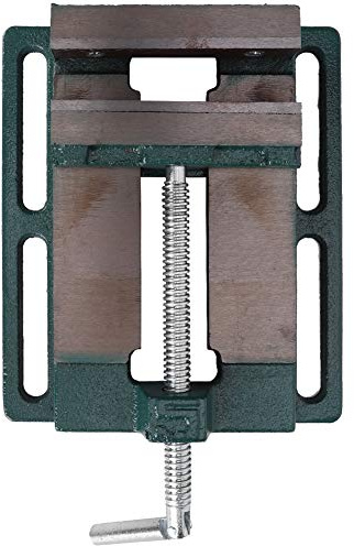 Haofy Tornillo de Banco de Mandíbula Ancha Americano de Hierro Fundido de Alta Resistencia de 5 para Fresado, Perforación, Mantenimiento de Máquinas, Carpintería