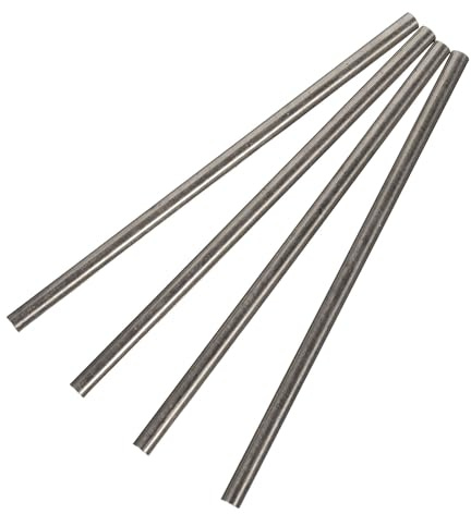 Ipetboom 4 Pasadores Remache de Latón Macizo para Mango de Cuchillo, Varillas Sólidas 6 Mm X 100 Mm, Accesorios para Fabricación y Manualidades, Fijación Resistente para Proyectos