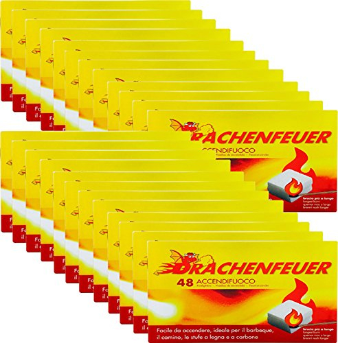 DIES&DAS Drachenfeuer 24 Pakete 1152 Würfel Feueranzünder