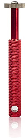 HIFROM Rillenschärfer mit 6 Köpfen – Golf-Nachrillwerkzeug und Reiniger für alle Eisen, Pitching Sand Lob Gap und Approach Wedges und Utility Clubs, Rot