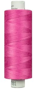 Stoffe Werning Amann Troja Nähgarn 500 m pink Allesnäher Qualtitätsgarn 100% PES - Preis Gilt für eine Rolle