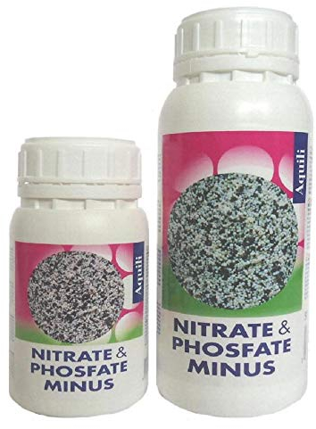 AQUILI Kit NPS Patrone Harz 2,5 Zoll 500ml NO3 PO4 SiO2 + Verbindungsstücke + Clip X Osmose-Anlage