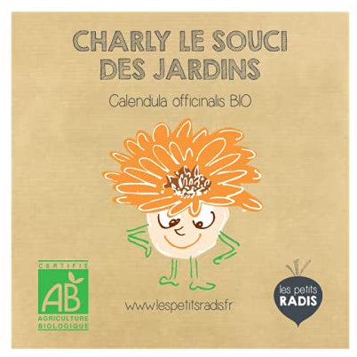 LES PETITS RADIS Mini kit de graines Bio de Charly Le souci