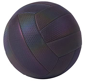 Offizielles Volleyball, Größe 5, leuchtet im Dunkeln, reflektierend, weich, wasserdicht, für drinnen und draußen, Volleyball für Strand, Fitnessstudio, Training, Pool