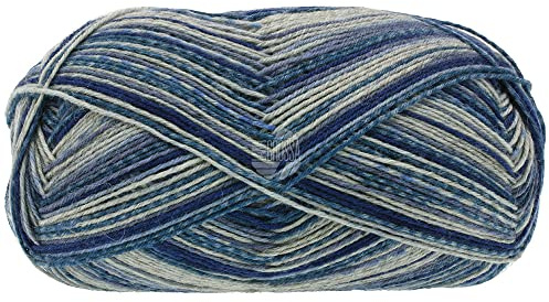 Lana Grossa MEILENWEIT 100g Denim Mix Blue 4606
